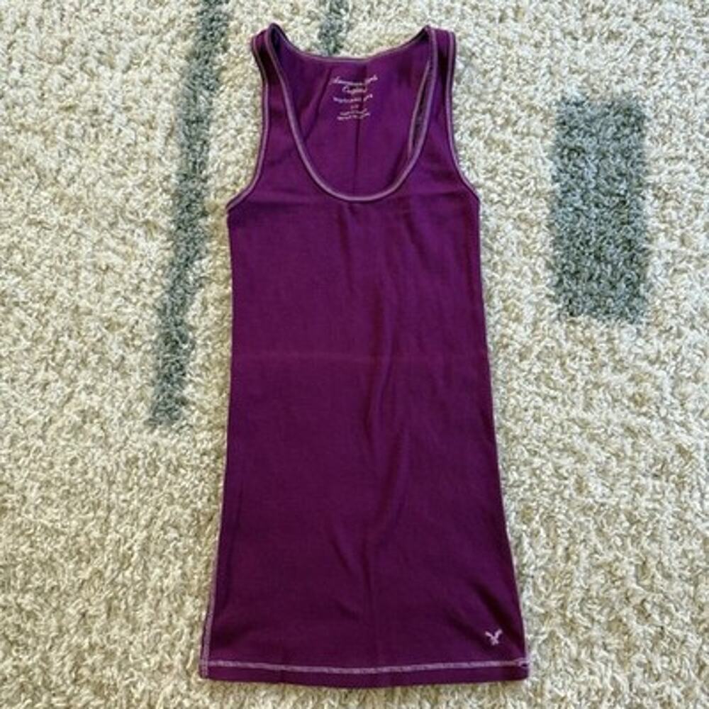 American Eagle Y2K Ribbed Boyfriend Tank Small Elena Gilbert Bella Swan Layering